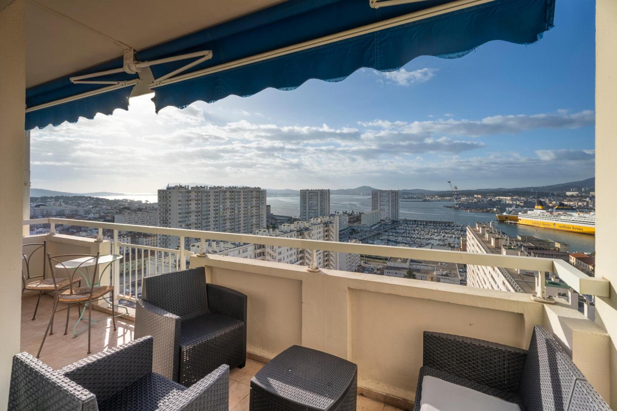 Vue Panoramique, Grand Appartement 2 Chambres A Тулон Экстерьер фото